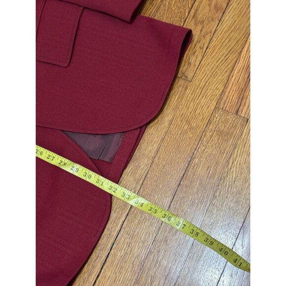 VTG Anderson Little Mens Blazer Jacket Sz 38R Red Polyester 2 Button Sport Coat - Picture 7 of 10